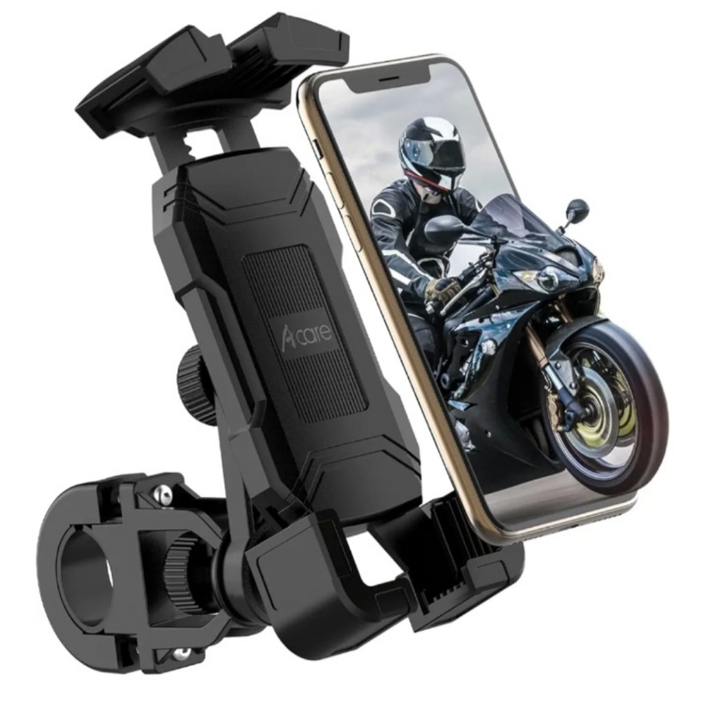Black Bike Phone Mount
